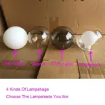 WhiteGreyModernLEDPendantLightingGlassBall11Heads Homeko5