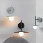 WhiteGreyNordicMovableArmLightingWallLampsHomeDecor Homeko6