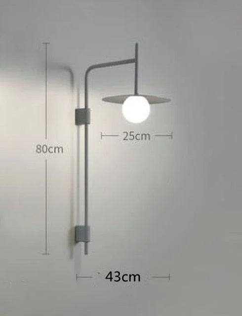 D43xH80cm Grey