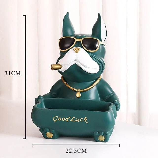 White Mouth Frenchie Storage - Homeko