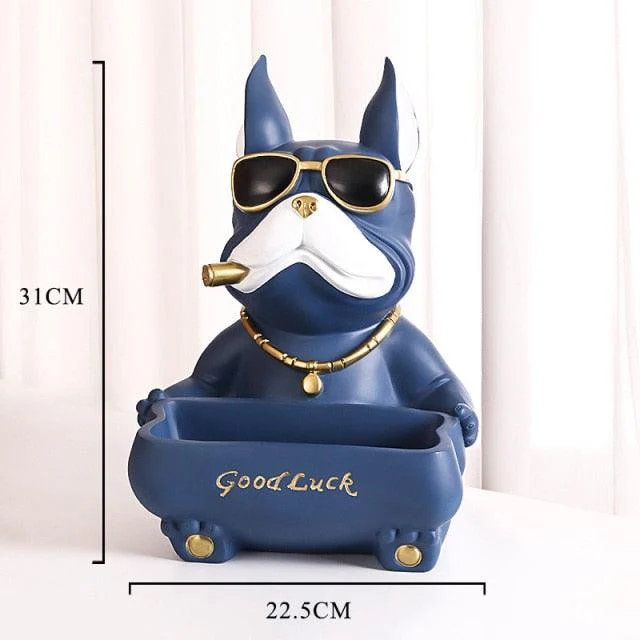 White Mouth Frenchie Storage - Homeko