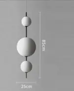 WhiteNordicLedPendantLightingLongHangingLampCeilingChandelierforDiningRoom Homeko6