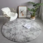 WhiteRainbowRoundCarpetforKidsRugsSoftDecorLivingRoom Homeko11