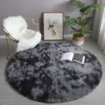 WhiteRainbowRoundCarpetforKidsRugsSoftDecorLivingRoom Homeko12