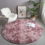 WhiteRainbowRoundCarpetforKidsRugsSoftDecorLivingRoom Homeko14