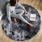 WhiteRainbowRoundCarpetforKidsRugsSoftDecorLivingRoom Homeko5