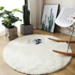 WhiteRainbowRoundCarpetforKidsRugsSoftDecorLivingRoom Homeko6