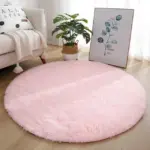 WhiteRainbowRoundCarpetforKidsRugsSoftDecorLivingRoom Homeko9