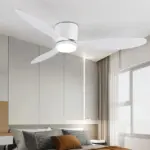 WhiteWoodLowFloorCeilingFansCoolingFansLighting Homeko4