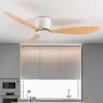 WhiteWoodLowFloorCeilingFansCoolingFansLighting Homeko8