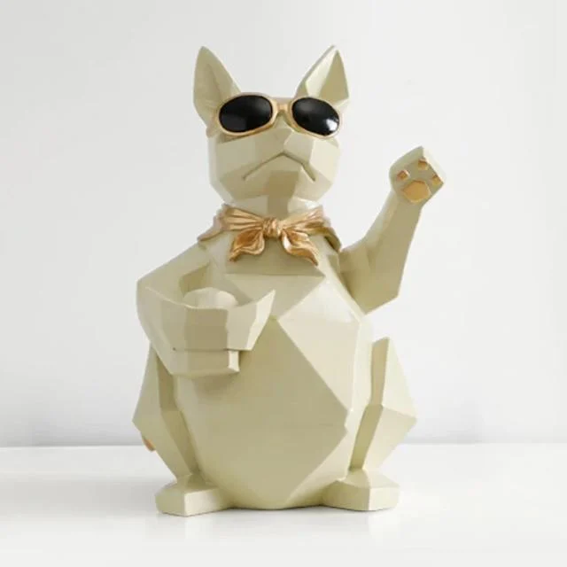 White Cat Figurine L