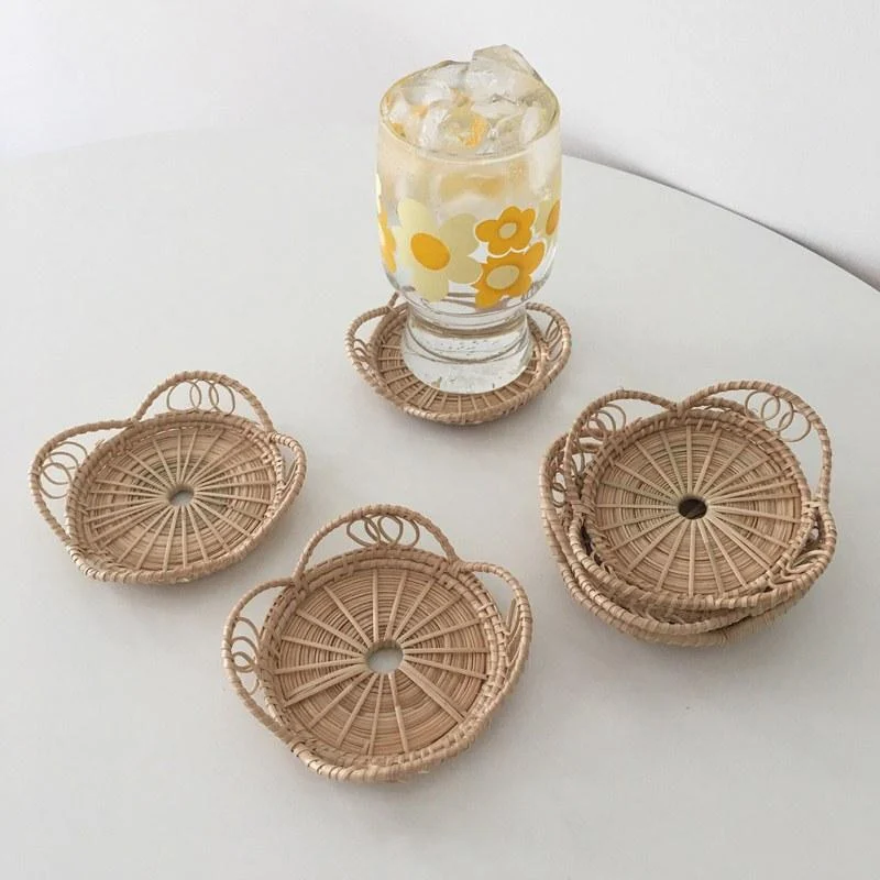 Wicker Rattan Storage Tray Petals Shape Food Fruit Bread Breakfast Hand Woven Tea Dessert Serving Plate F894529e Ab61 4a73 B128 1e88d544794b