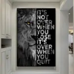 Wild Lion Letter Motivational Quote Art Posters and Prints on Canvas Painting Decorative Wall Art Picture 6342a441 813d 4068 9646 e0d7802e94e5