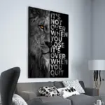 Wild Lion Letter Motivational Quote Art Posters and Prints on Canvas Painting Decorative Wall Art Picture a0247c44 efea 4f61 bbd0 cc3d2fb3f914
