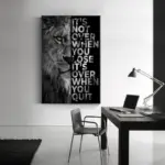 Wild Lion Letter Motivational Quote Art Posters and Prints on Canvas Painting Decorative Wall Art Picture de469c44 c629 4430 96c0 efad4c5c6664