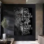 Wild Lion Letter Motivational Quote Art Posters and Prints on Canvas Painting Decorative Wall Art Picture df39db21 d925 4802 8fae e1e6a9ad9d41