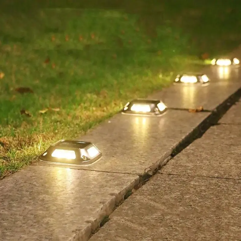 Wireless Solar Weg Stud Licht Rvs 8 Led Outdoor Solar Road Oprit Marker Lamp Patio Yard 6437ade4 79a9 47d3 b72a 02677010e6bf