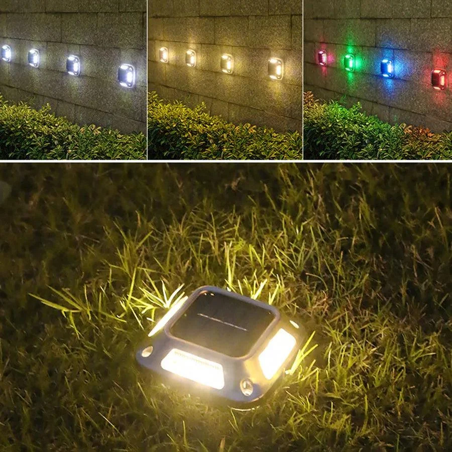 Wireless Solar Weg Stud Licht Rvs 8 Led Outdoor Solar Road Oprit Marker Lamp Patio Yard F59d6135 35f9 4789 A797 E99c8135ae71