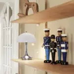 Wireless rechargeable lamp Portable Metal LED Dimming Metal lampshade H 23 cm USB charging 00c9b498 9b56 4933 a6e8 60c5061d7070