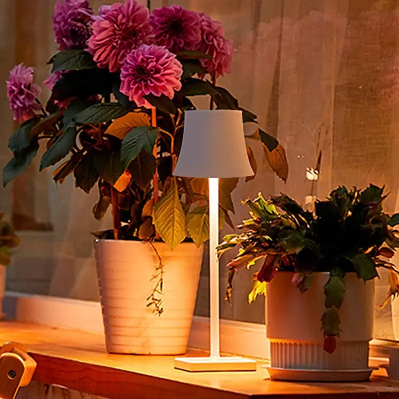WirelessTableLampMetalShadeUSBTouch Homeko11