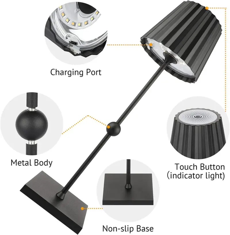 WirelessTableLampwithSteplessDimmableLEDs Homeko5