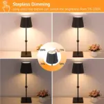 WirelessTableLampwithSteplessDimmableLEDs Homeko6