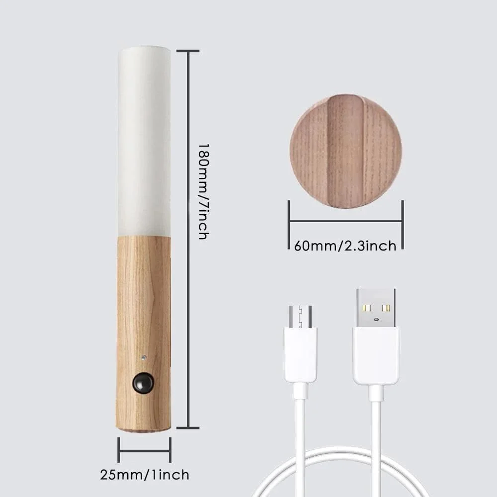 Wireless Wood Wall Lamp - Homeko