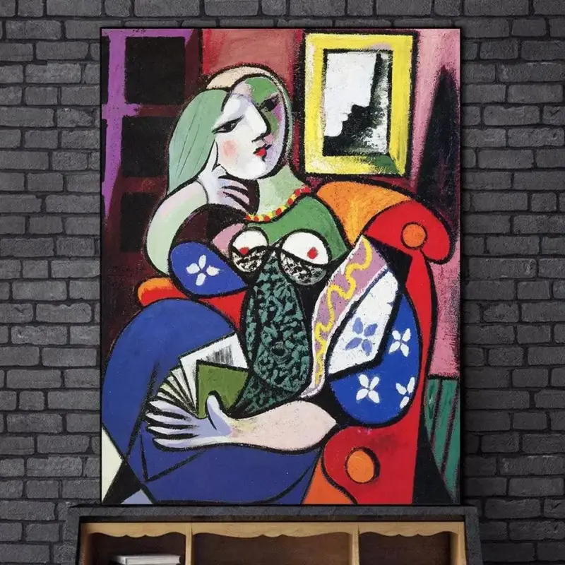 Woman-With-Book-1932-by-Picasso-Decorfaure-1685708605 Woman With Book 1932 by Picasso Decorfaure