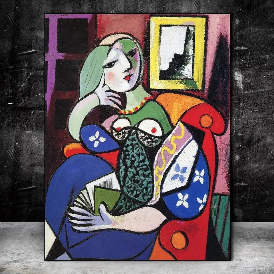 Woman With Book 1932 by Picasso - ISTANBULLU LTD