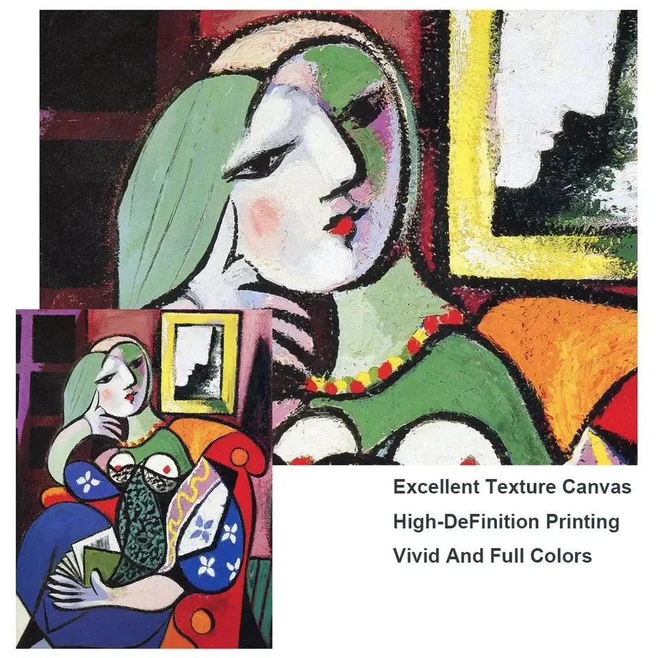 Woman With Book 1932 by Picasso - ISTANBULLU LTD