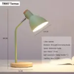 Wood Creative Table Lamp Nordic Flex Desk Light Art Simple LED E27 Lights Eye Protection Reading