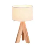 Wood-Fabric-Tripod-Lampshade-Table-Lamp-Modern-Chic-Lighting-for-Home-Decor-3 Wood Fabric Tripod Lampshade Table Lamp Modern Chic Lighting for Home Decor