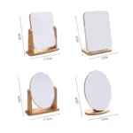Wood stand Table Makeup Mirror Cosmetic Desktop Makeup MirrorS Beauty Dressing MirrorS Student Dormitory Book Mirror 71dca012 0b31 444f 9891 757816d4d093