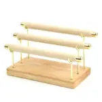 Wooden Jewelry Display Stand Ring Holder T Bar Display Bracelets Anklets Jewelry Display Stand Packaging Jewelry