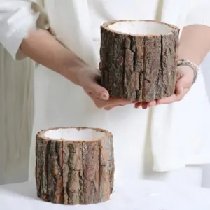 Wooden Plant Pot