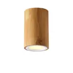 WoodenCylinderLEDCeilingLamp AsianStyle Homeko4