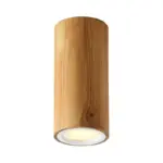 WoodenCylinderLEDCeilingLamp AsianStyle Homeko7