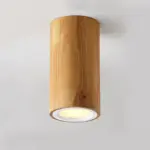 WoodenCylinderLEDCeilingLamp AsianStyle Homeko9