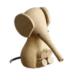 WoodenElephantFigurine Homeko5