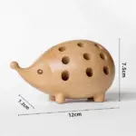 WoodenHedgehogPenHolder Homeko13