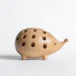 WoodenHedgehogPenHolder Homeko4