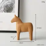 WoodenMinimalistHorseFigurine Homeko10