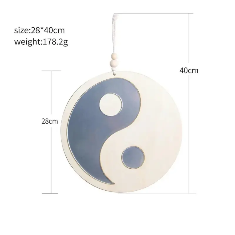 WoodenMirrorWallHanging Homeko5