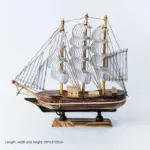 WoodenSailboatModelDecorationCraftsBirthdayGiftSculpturesandStatues-Homeko10 WoodenSailboatModelDecorationCraftsBirthdayGiftSculpturesandStatues Homeko10