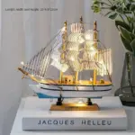 WoodenSailboatModelDecorationCraftsBirthdayGiftSculpturesandStatues-Homeko14 WoodenSailboatModelDecorationCraftsBirthdayGiftSculpturesandStatues Homeko14
