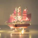 WoodenSailboatModelDecorationCraftsBirthdayGiftSculpturesandStatues-Homeko15 WoodenSailboatModelDecorationCraftsBirthdayGiftSculpturesandStatues Homeko15
