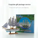 WoodenSailboatModelDecorationCraftsBirthdayGiftSculpturesandStatues-Homeko2 WoodenSailboatModelDecorationCraftsBirthdayGiftSculpturesandStatues Homeko2