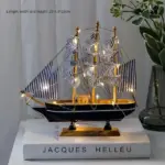 WoodenSailboatModelDecorationCraftsBirthdayGiftSculpturesandStatues-Homeko8 WoodenSailboatModelDecorationCraftsBirthdayGiftSculpturesandStatues Homeko8