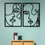 WoodenWomanFaceSilhouetteWallArt-Homeko2 WoodenWomanFaceSilhouetteWallArt Homeko2