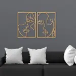 WoodenWomanFaceSilhouetteWallArt-Homeko4 WoodenWomanFaceSilhouetteWallArt Homeko4
